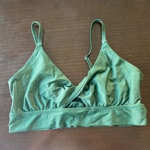 Aerie Twist Longline Bikini Top